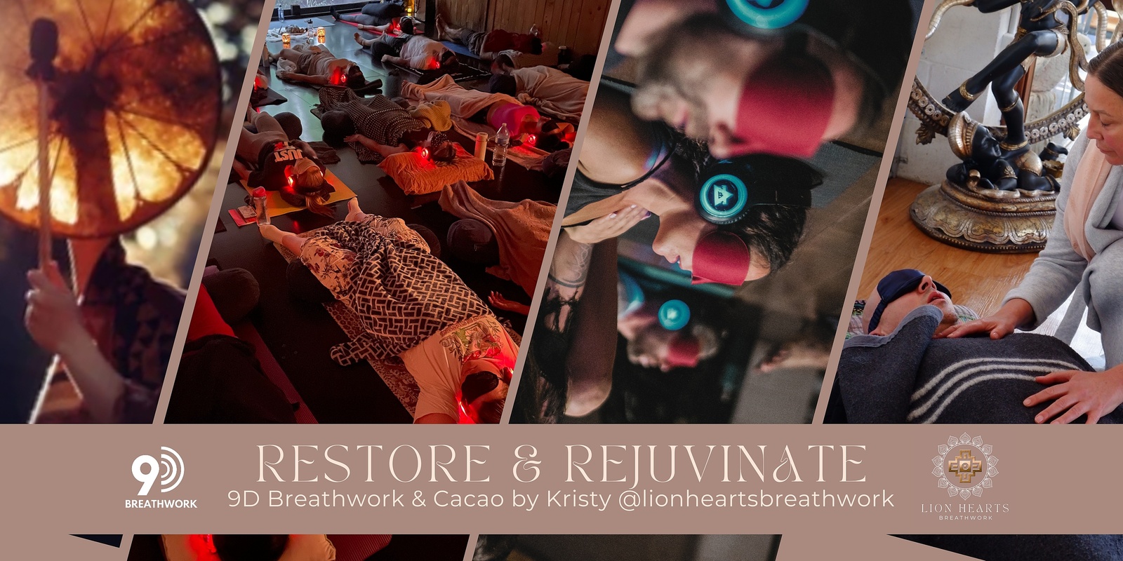 Banner image for 'Restore & Rejuvenate' 9D Breathwork & Cacao - Charmhaven