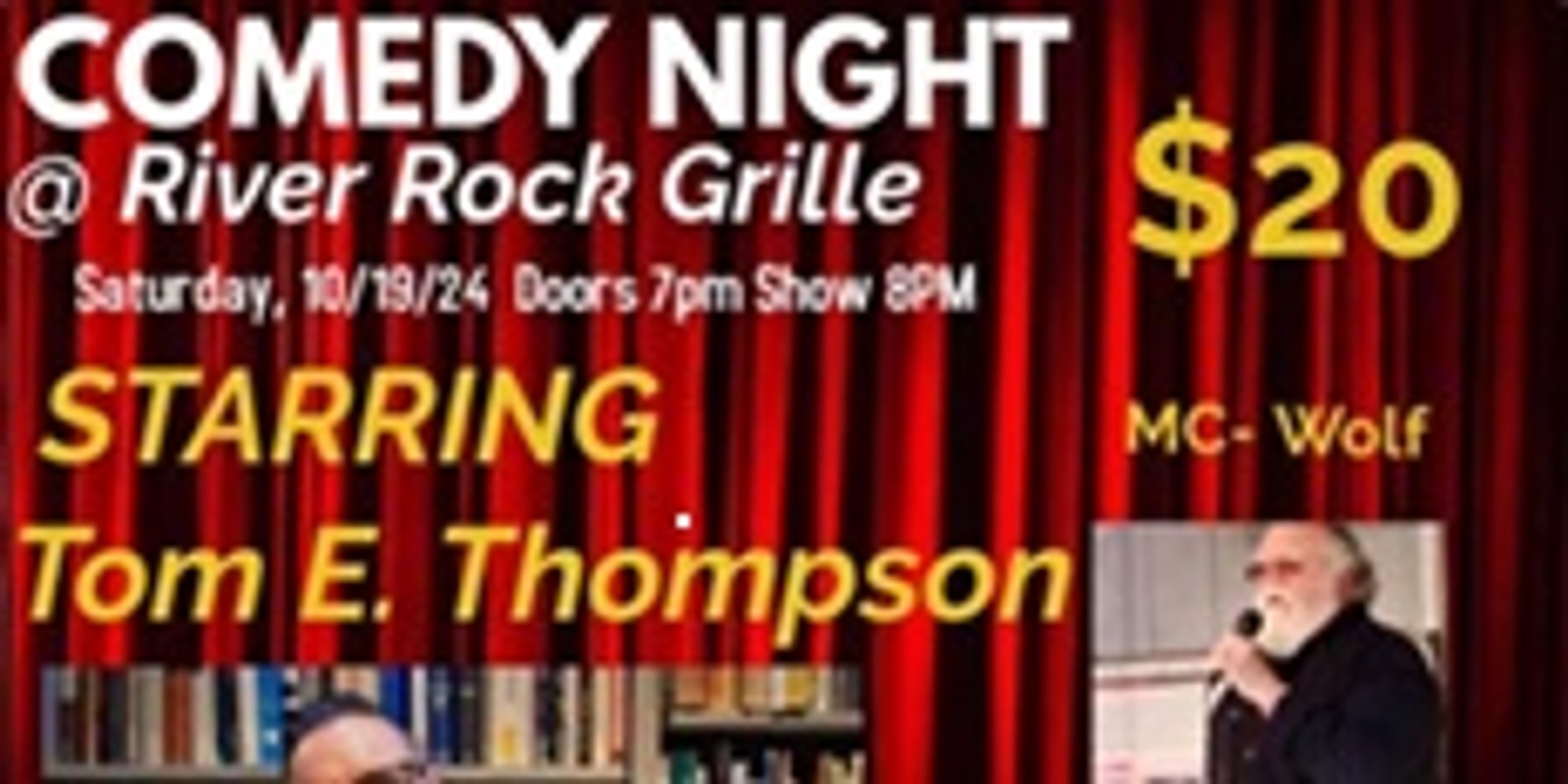 Banner image for CANCELLED Comedy Night River Rock Bar and Grill