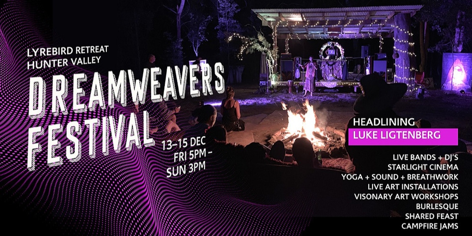 Banner image for Dreamweavers Festival – Lyrebird Retreat - CANCELLED