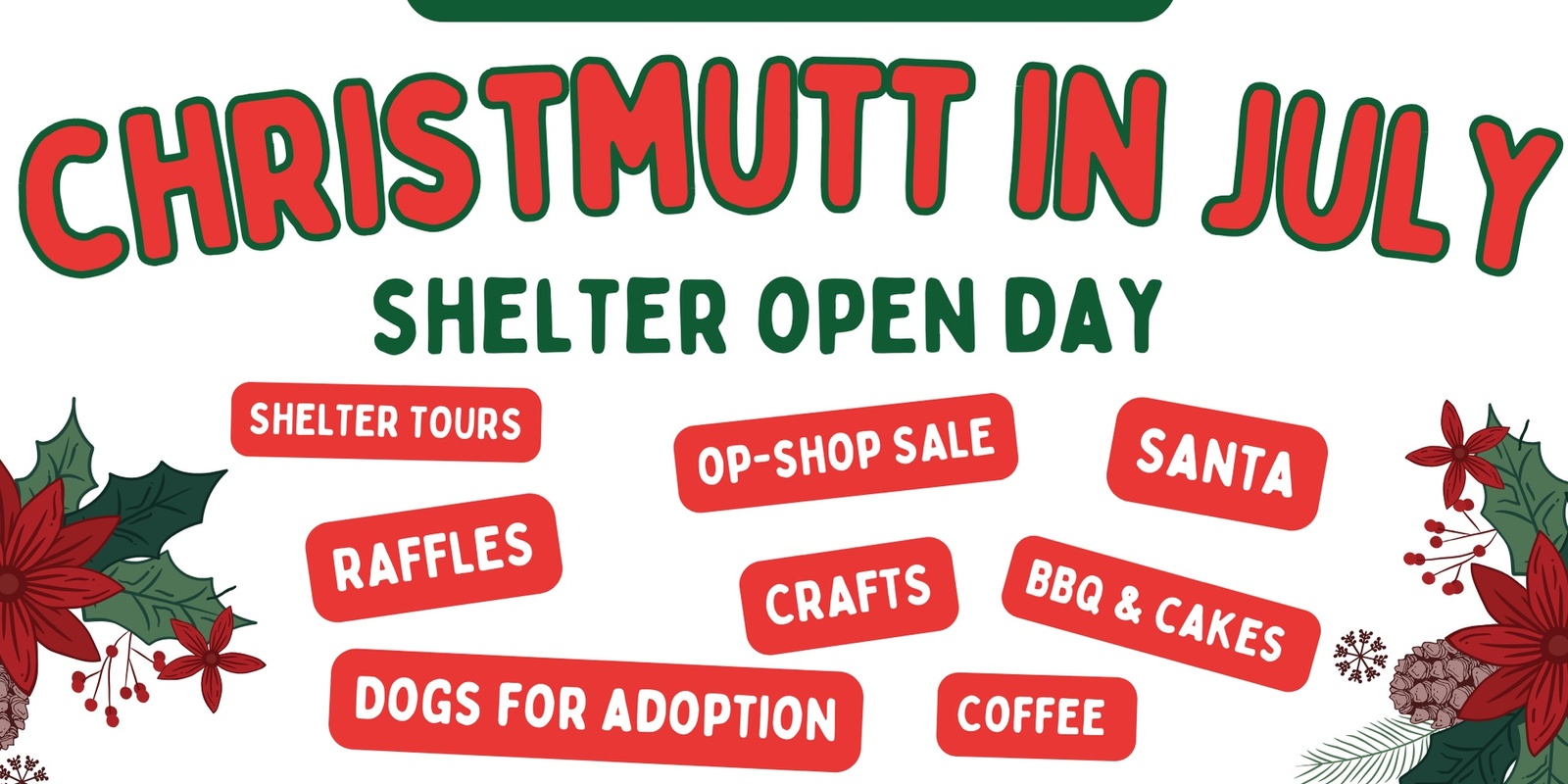 Banner image for ChristMUTT in July - Shelter Tours 