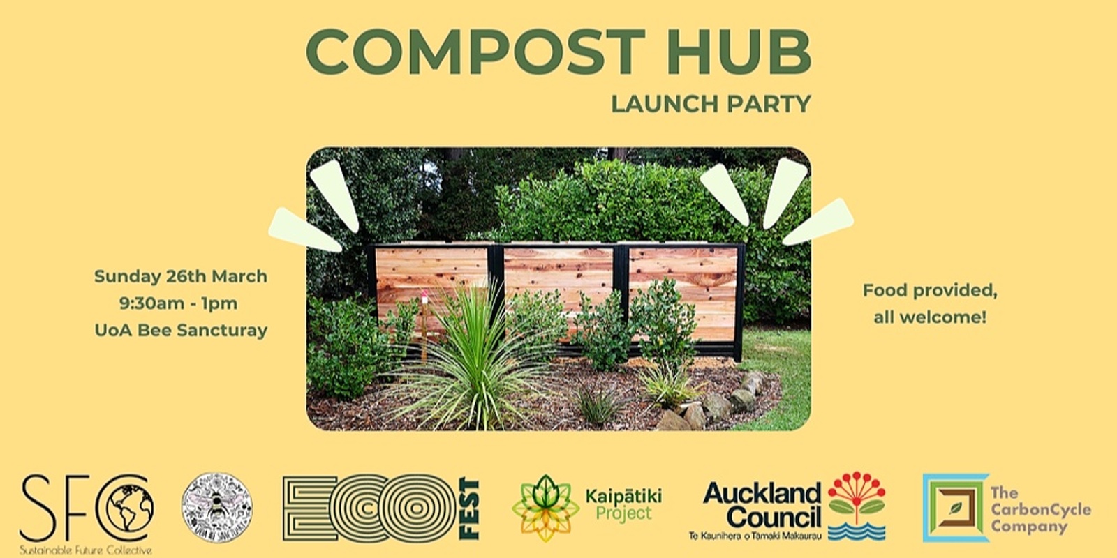 Bee Sanctuary Compost Hub Launch Party