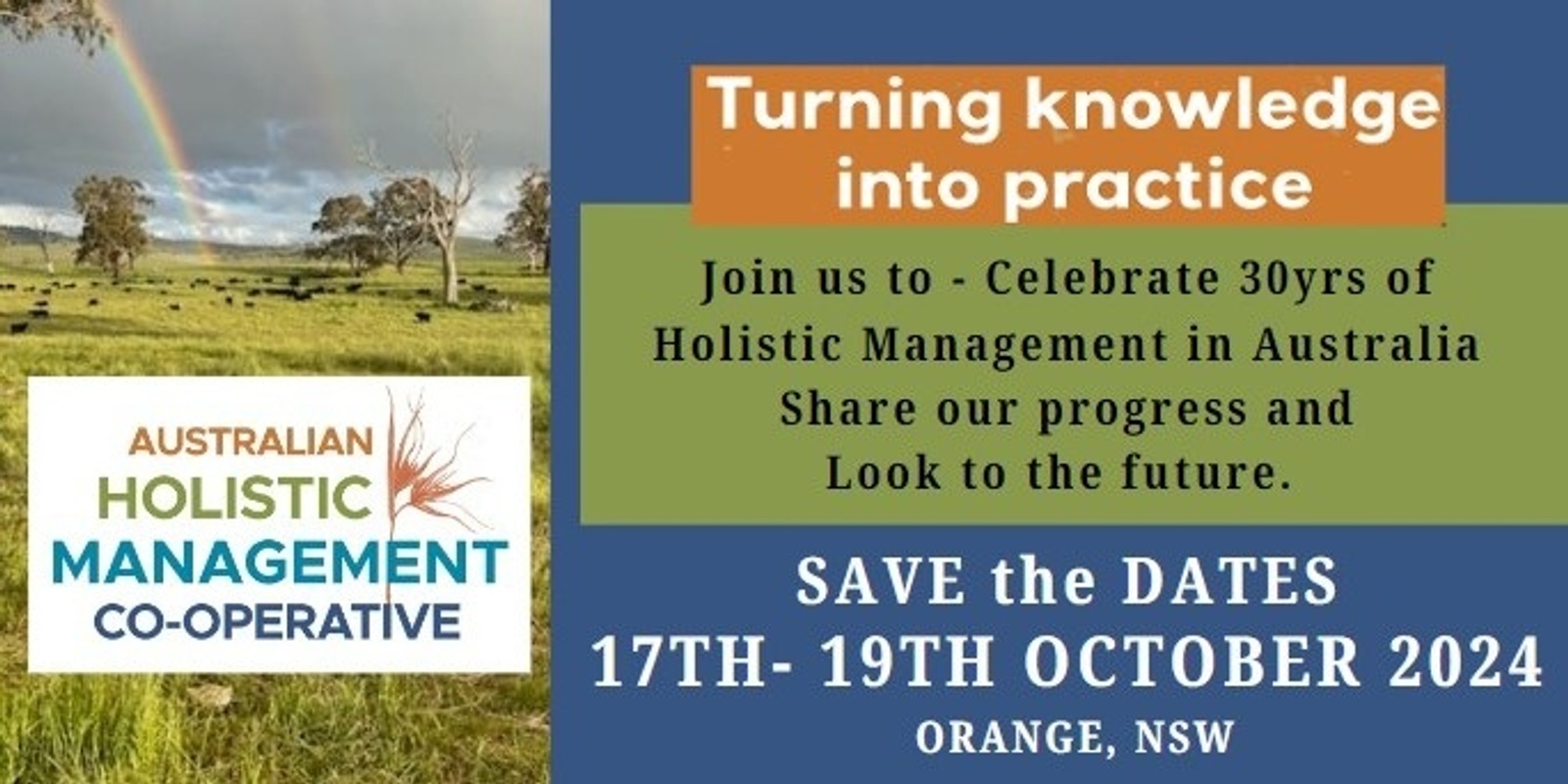 Banner image for AHMC- 'Turning Knowledge into Practice' Orange NSW | 17th Oct- 19th Oct | Click on EVENT INFO for PROGRAM & BOOKING LINK