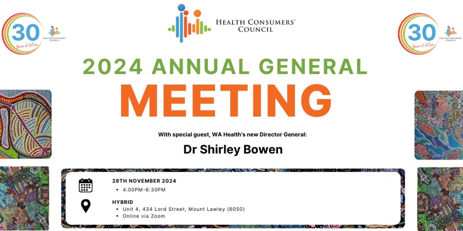 Banner image for Health Consumers' Council 2024 Annual General Meeting