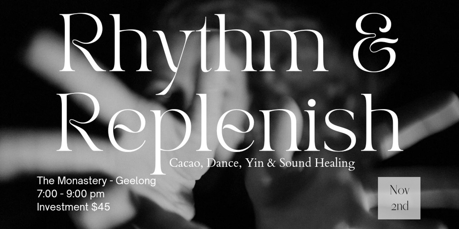 Banner image for Rhythm & Replenish 