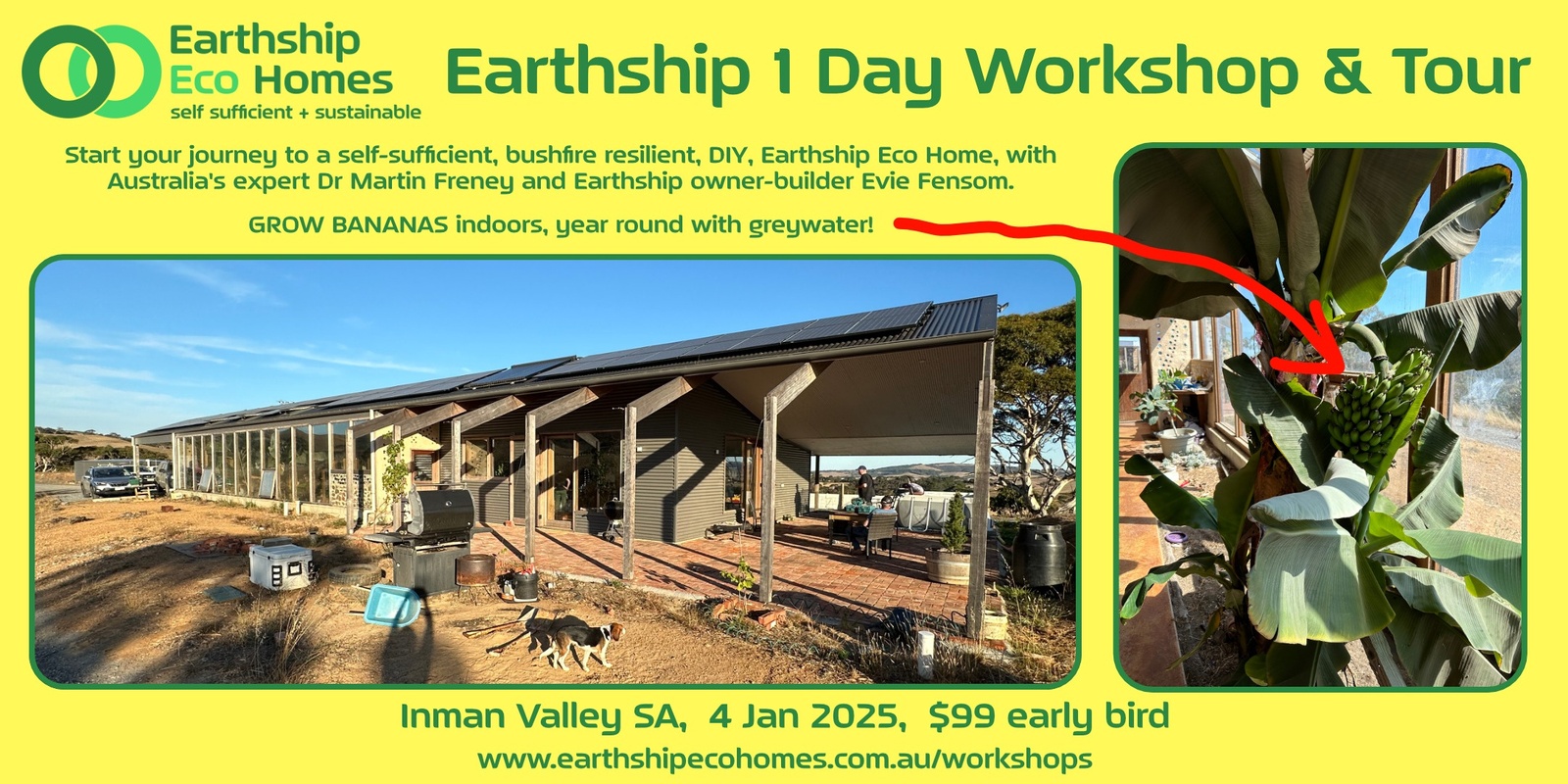 Banner image for Earthship Workshop and Tour 4 Jan 2025