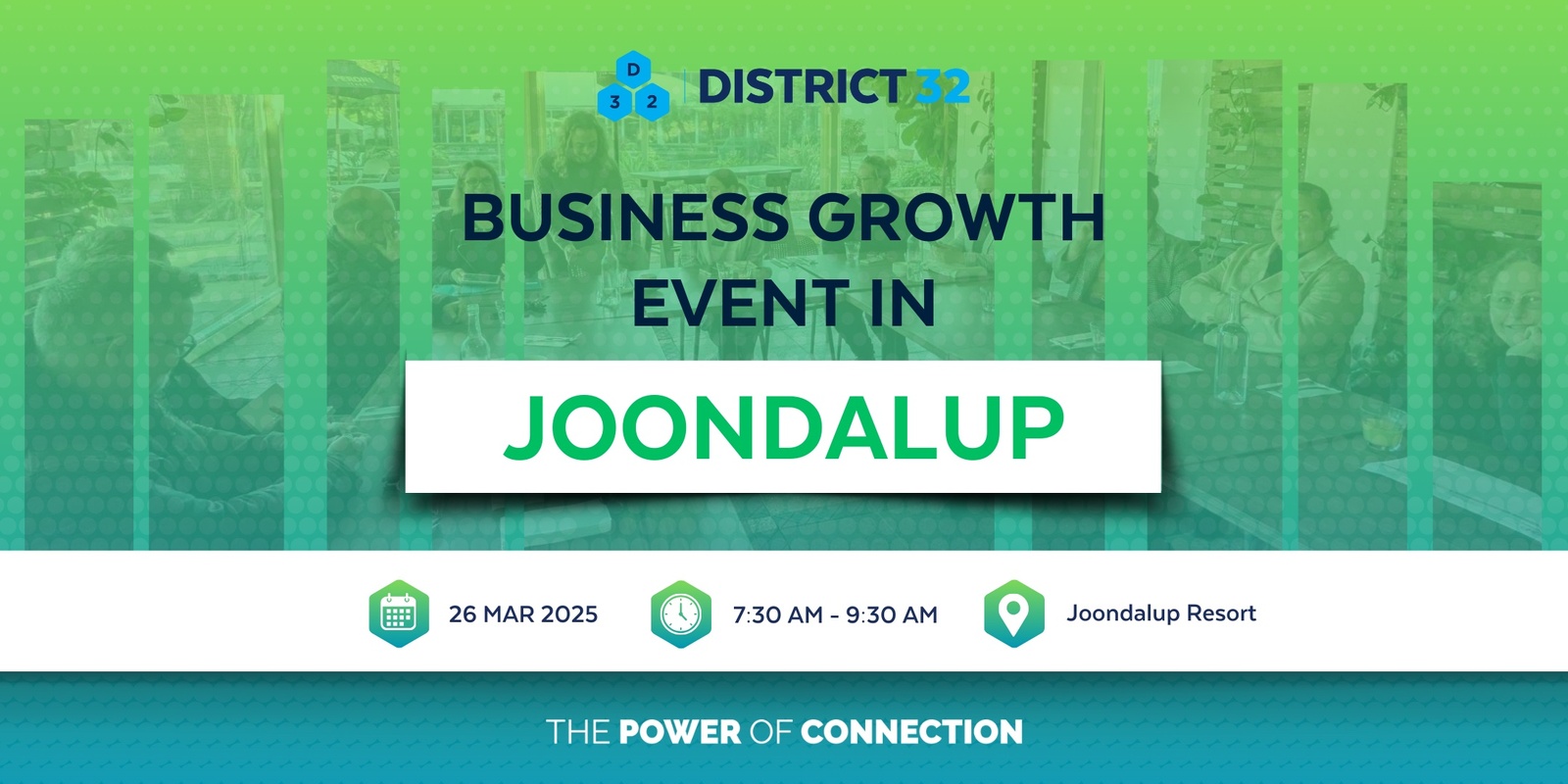 Banner image for District32 Business Networking Perth – Joondalup- Wed 26 Mar