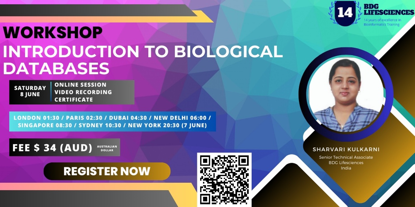 Banner image for Introduction to Biological Databases Online Workshop