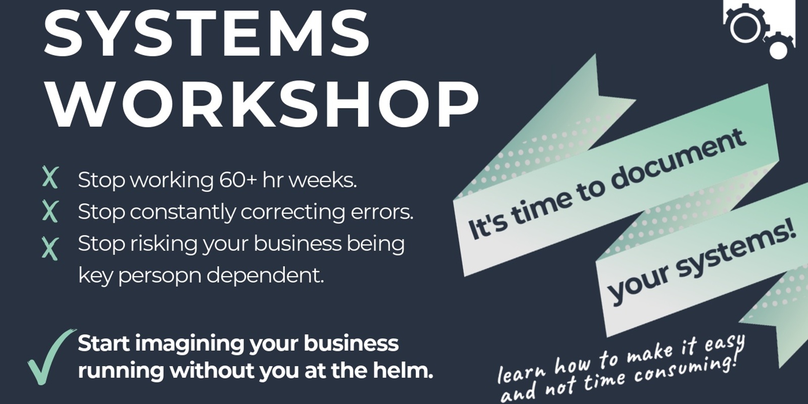 Banner image for SYSTEMS WORKSHOP - Vasse