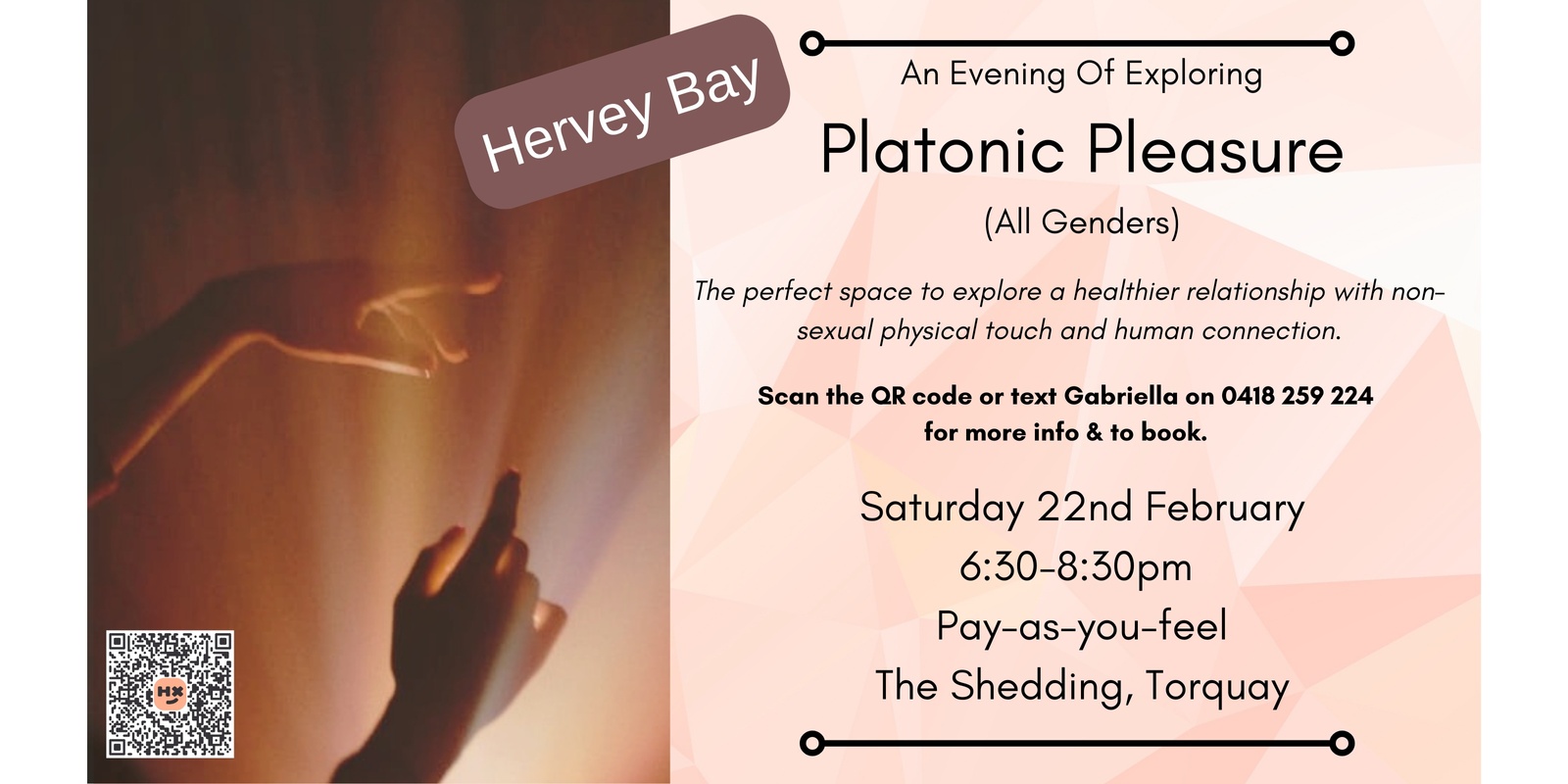 Banner image for Platonic Pleasure - An Exploration (All Genders) Hervey Bay 22nd Feb '25