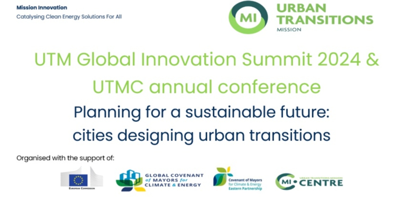 Banner image for Urban Transitions Mission - GLOBAL INNOVATION SUMMIT