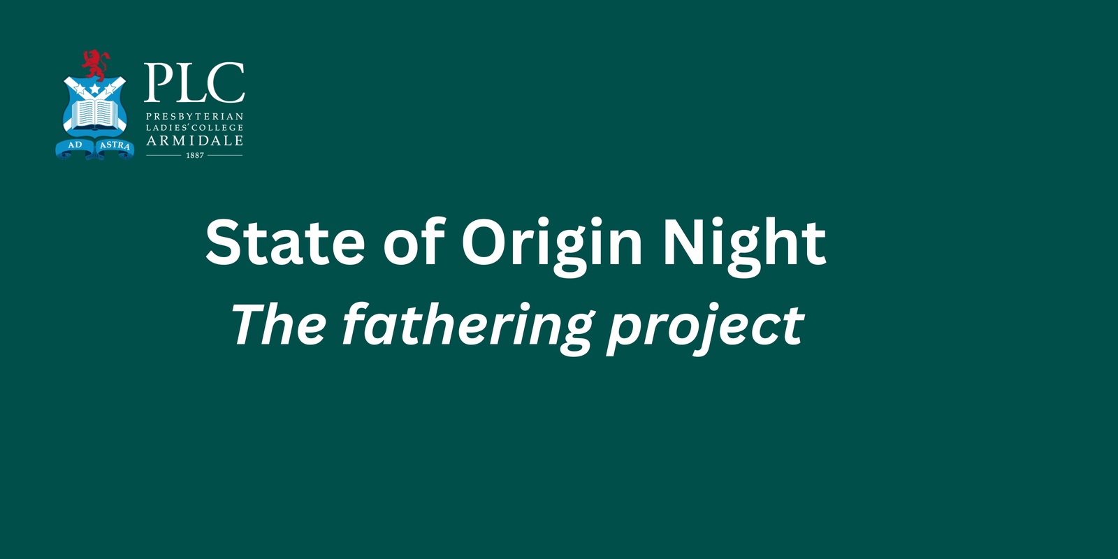 Banner image for State of Origin | Fathering Project