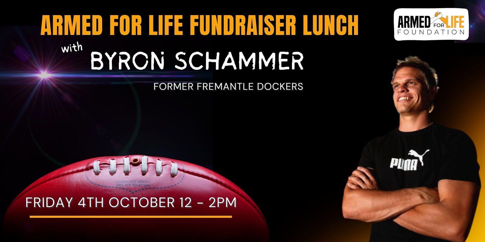 Banner image for Fundraiser Lunch with Byron Schammer | Fremantle Dockers