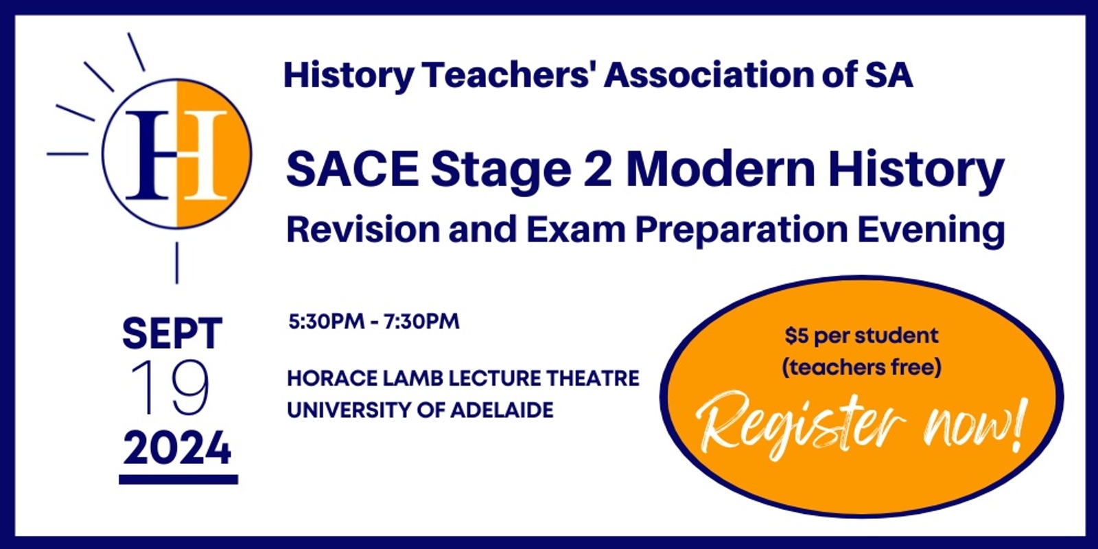 Banner image for 2024 Stage 2 Modern History Student Revision Evening