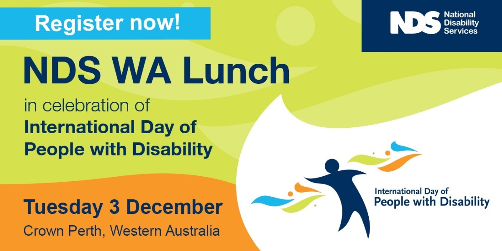 Banner image for NDS WA’s Lunch in Celebration of International Day of People with Disability 2024