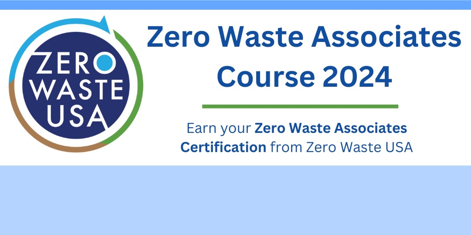 Banner image for Zero Waste Associate Course 2024