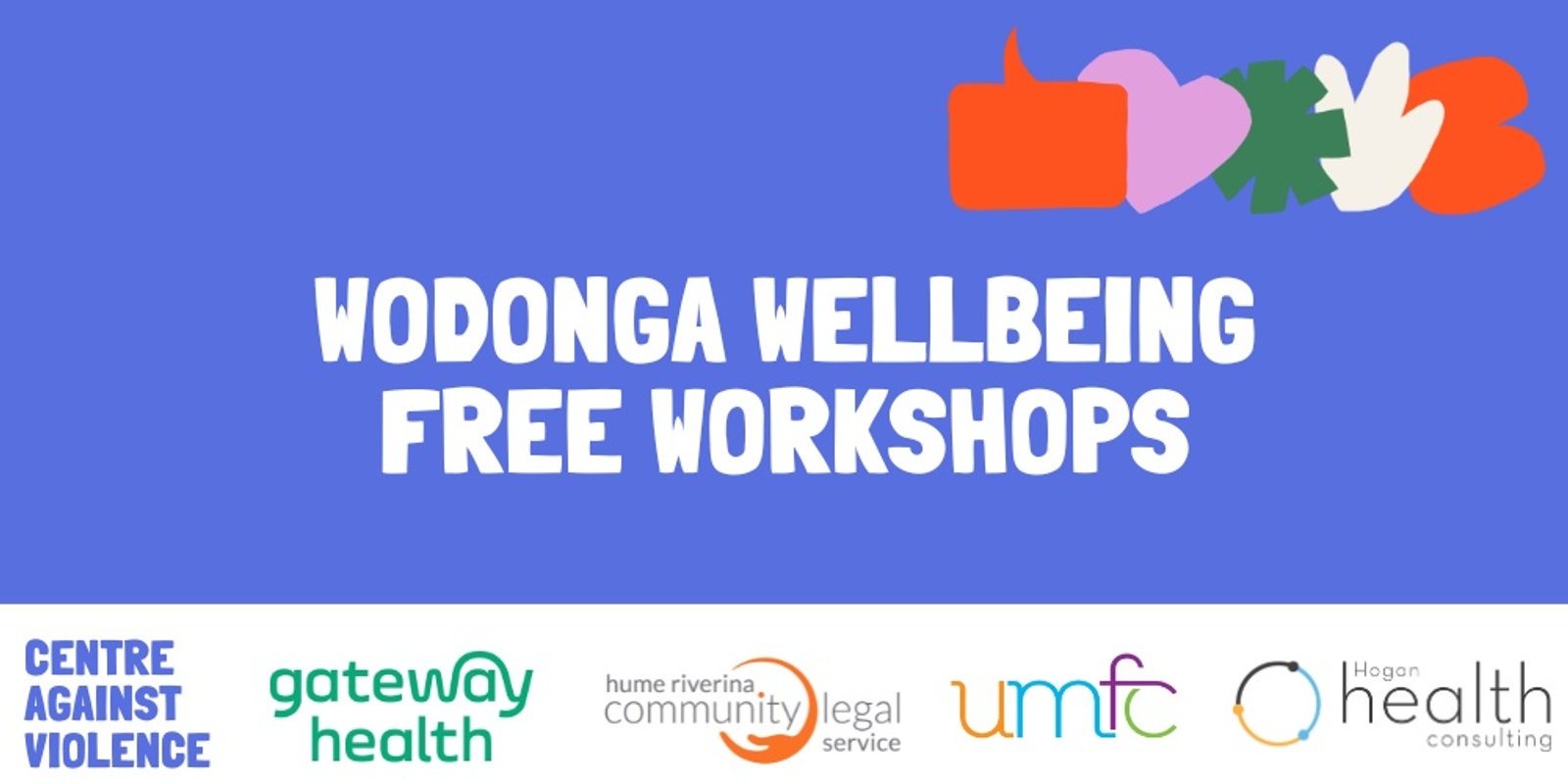 Banner image for Wodonga Wellbeing Workshops