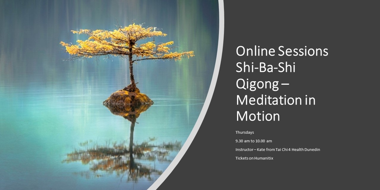 Banner image for Online Shi Ba Shi Qigong Meditation in Motion - weekly classes 2024