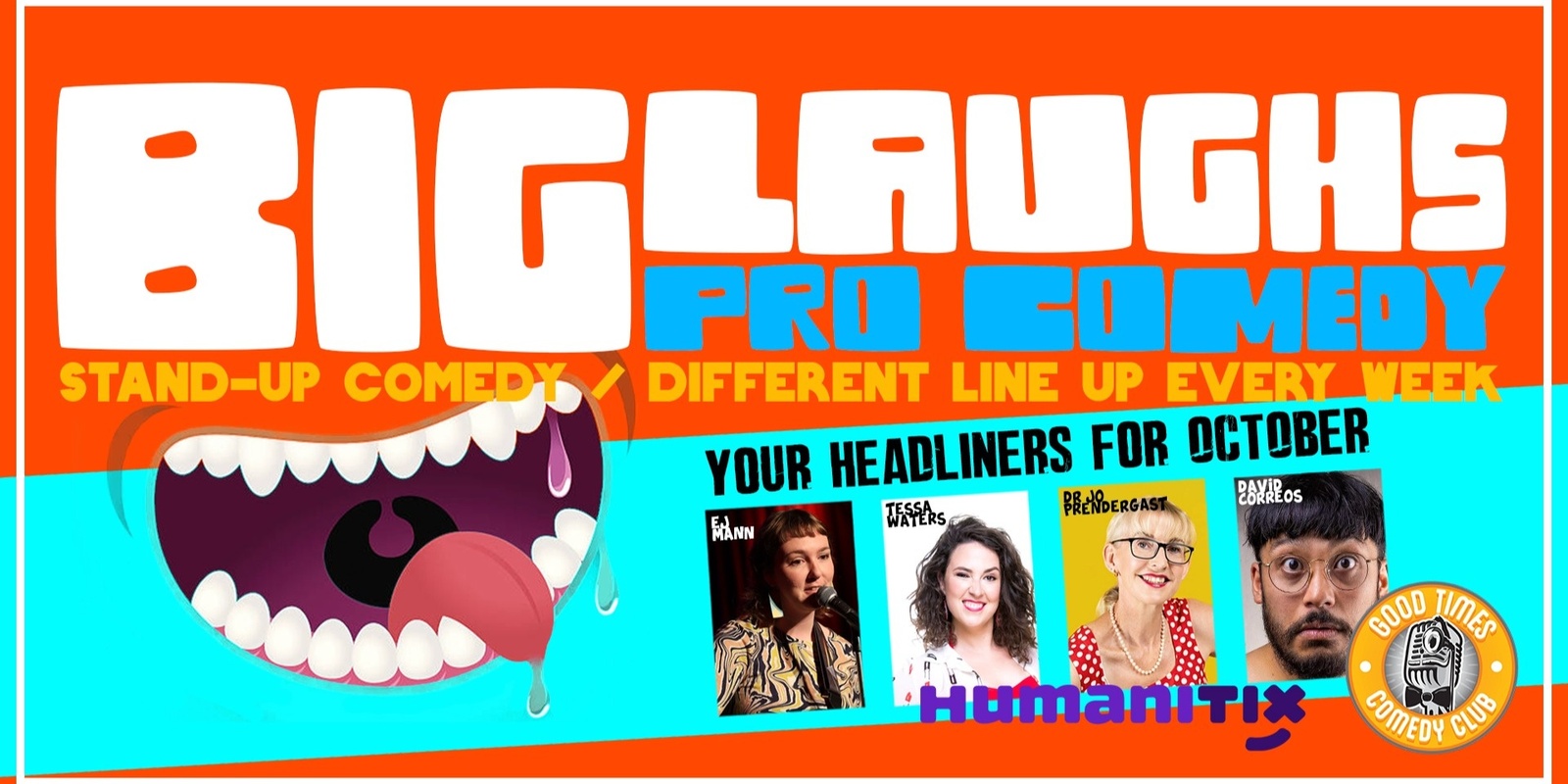 Banner image for Big Laughs Pro Show - October 2024