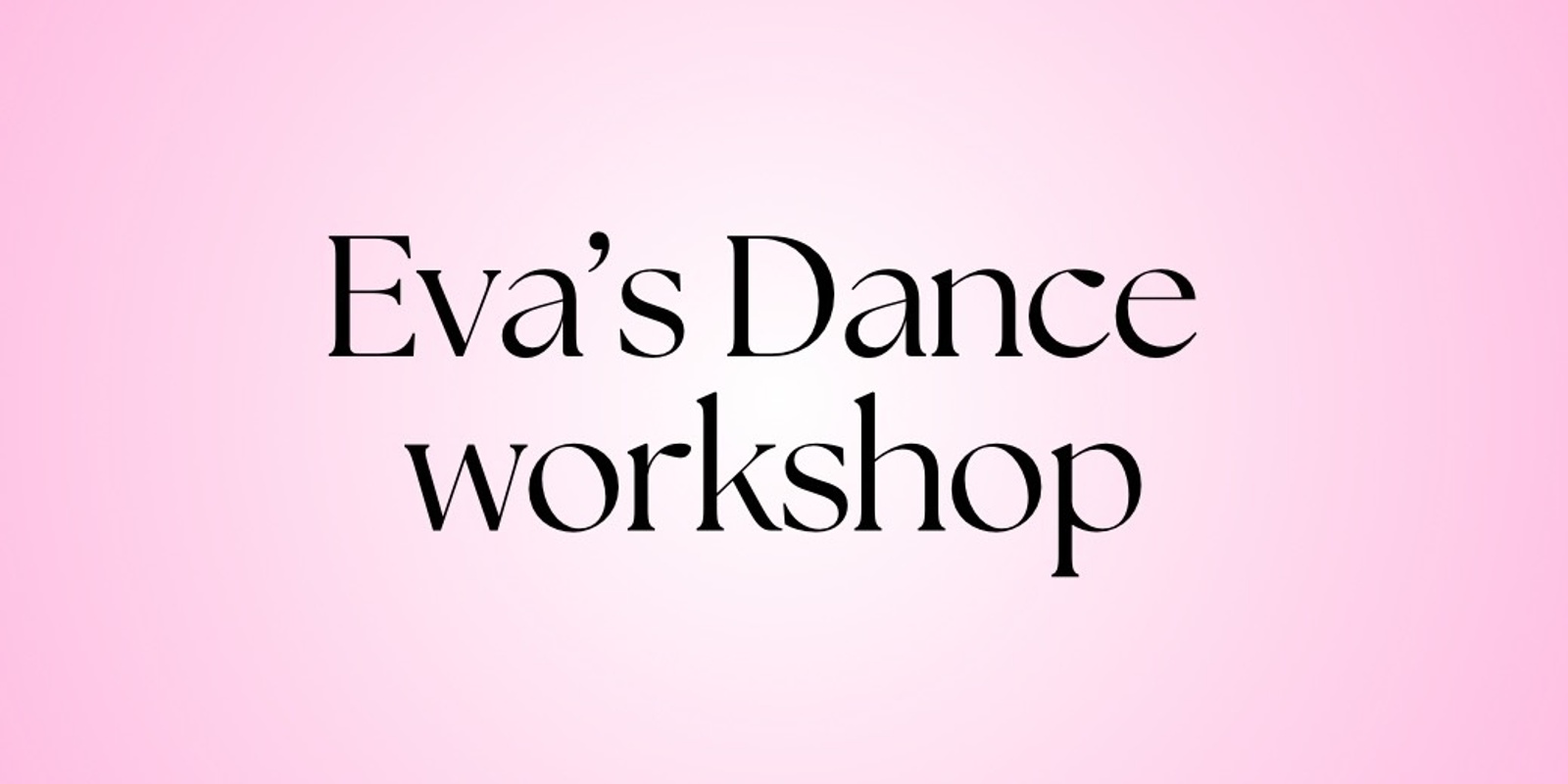 Banner image for Dance workshop