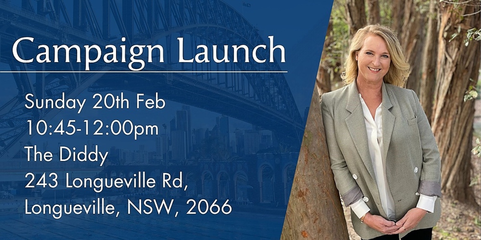 Banner image for Kylea Tink | Official Campaign Launch 