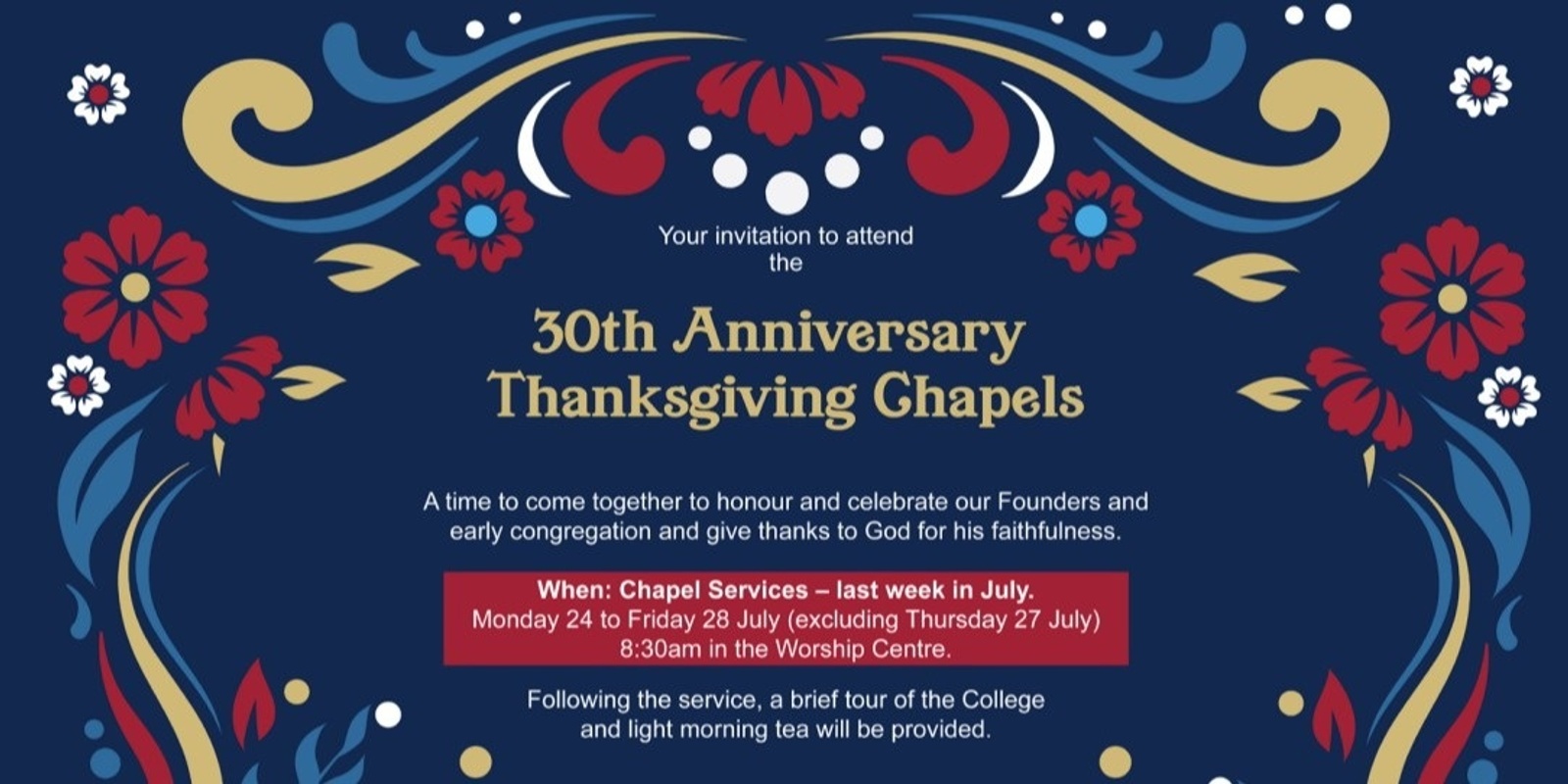 Banner image for Thanksgiving Chapel Service