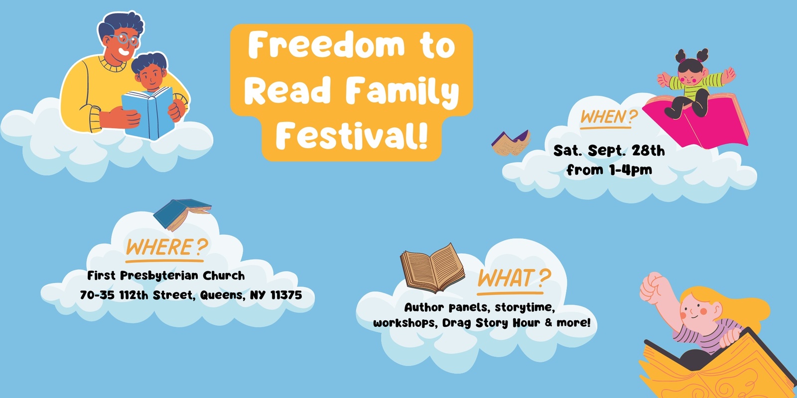 Banner image for Freedom to Read Family Festival 