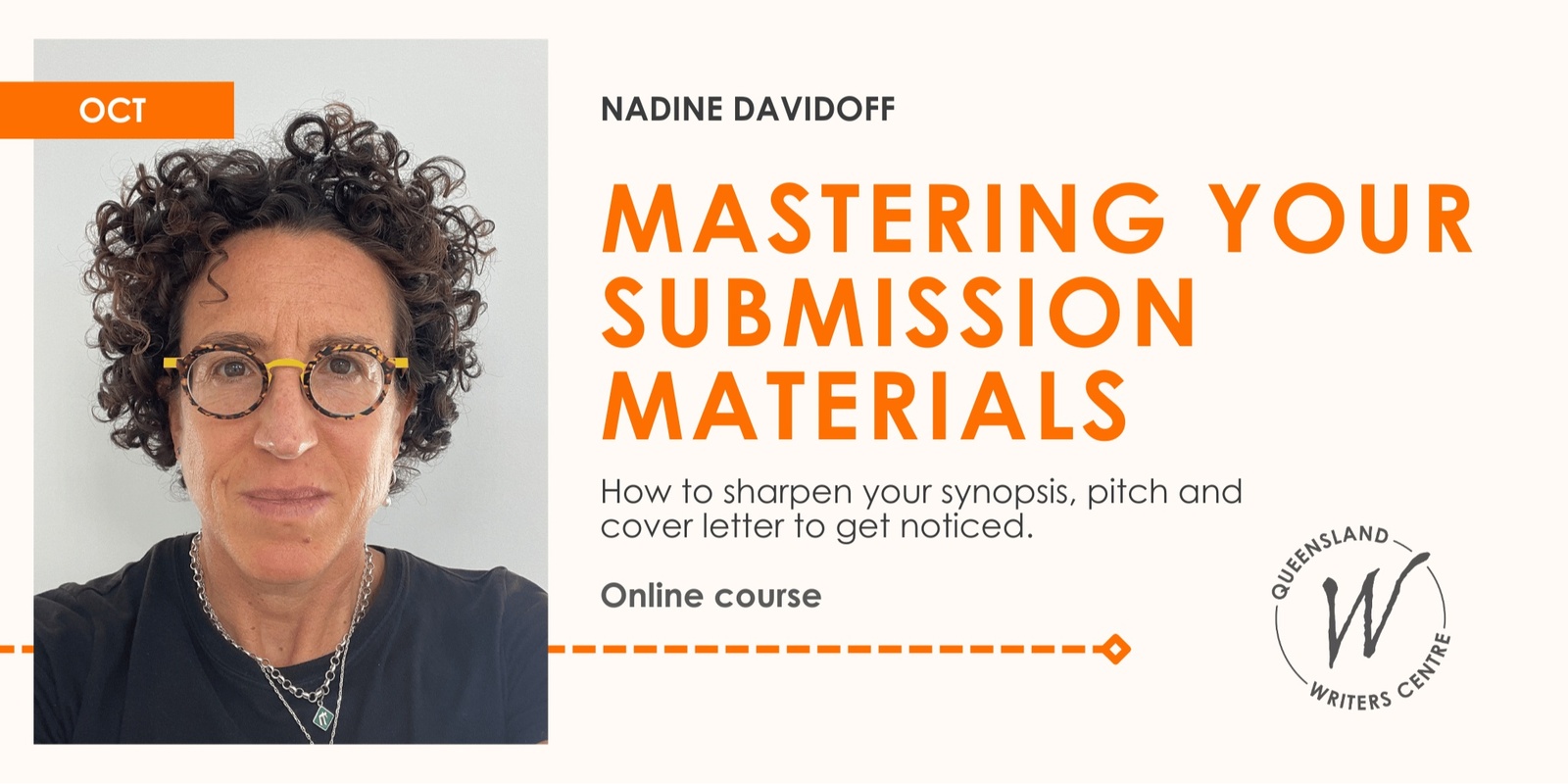 Banner image for Mastering Your Submission Materials with Nadine Davidoff