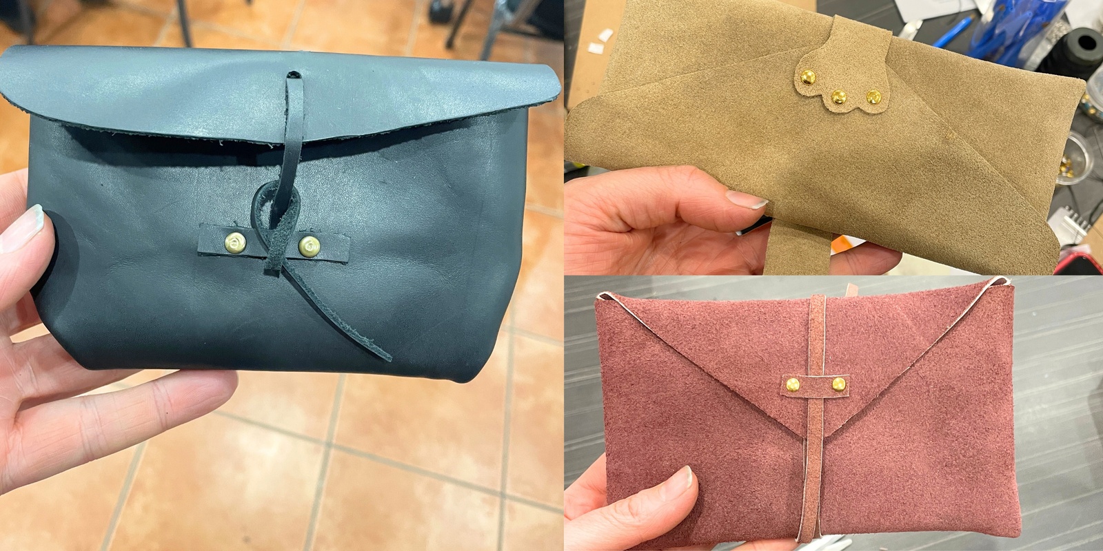 Banner image for Leathercraft Basics: Make a Leather Purse with Gosia