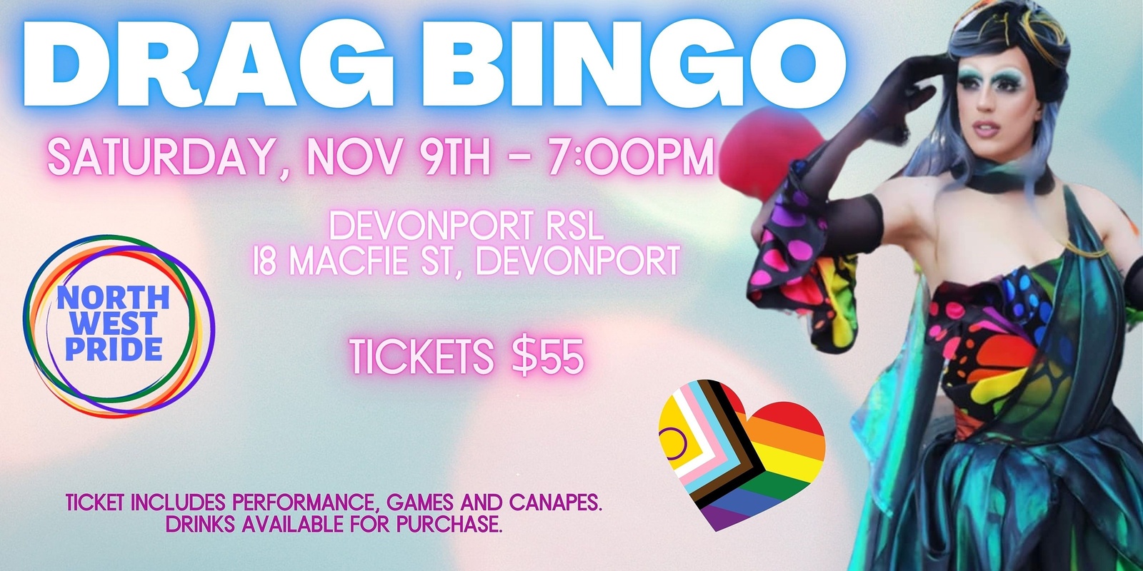 Banner image for Drag Bingo @ Devonport RSL