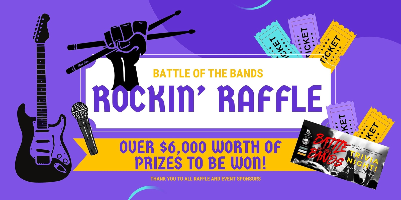 Banner image for Battle of the Bands Rockin' Raffle