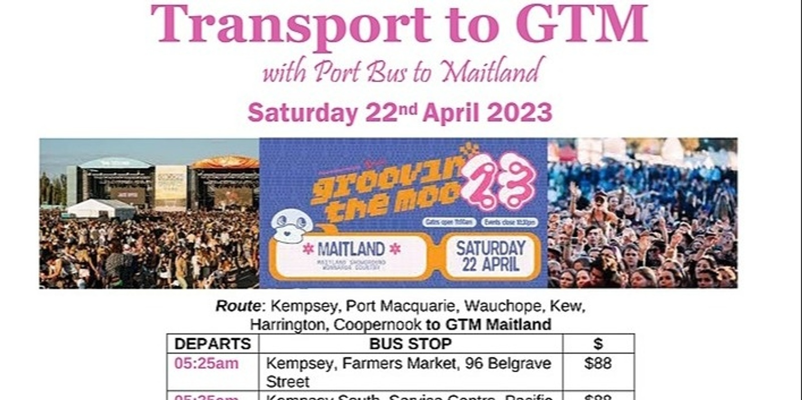 Banner image for Transport to GTM 23