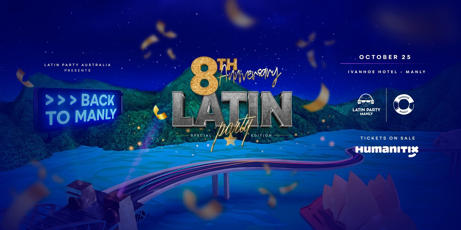 Banner image for LATIN PARTY BACK TO MANLY