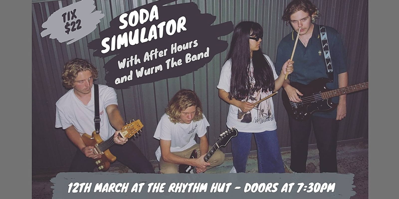 Banner image for Soda Simulator - 'Enough' Single Launch Party