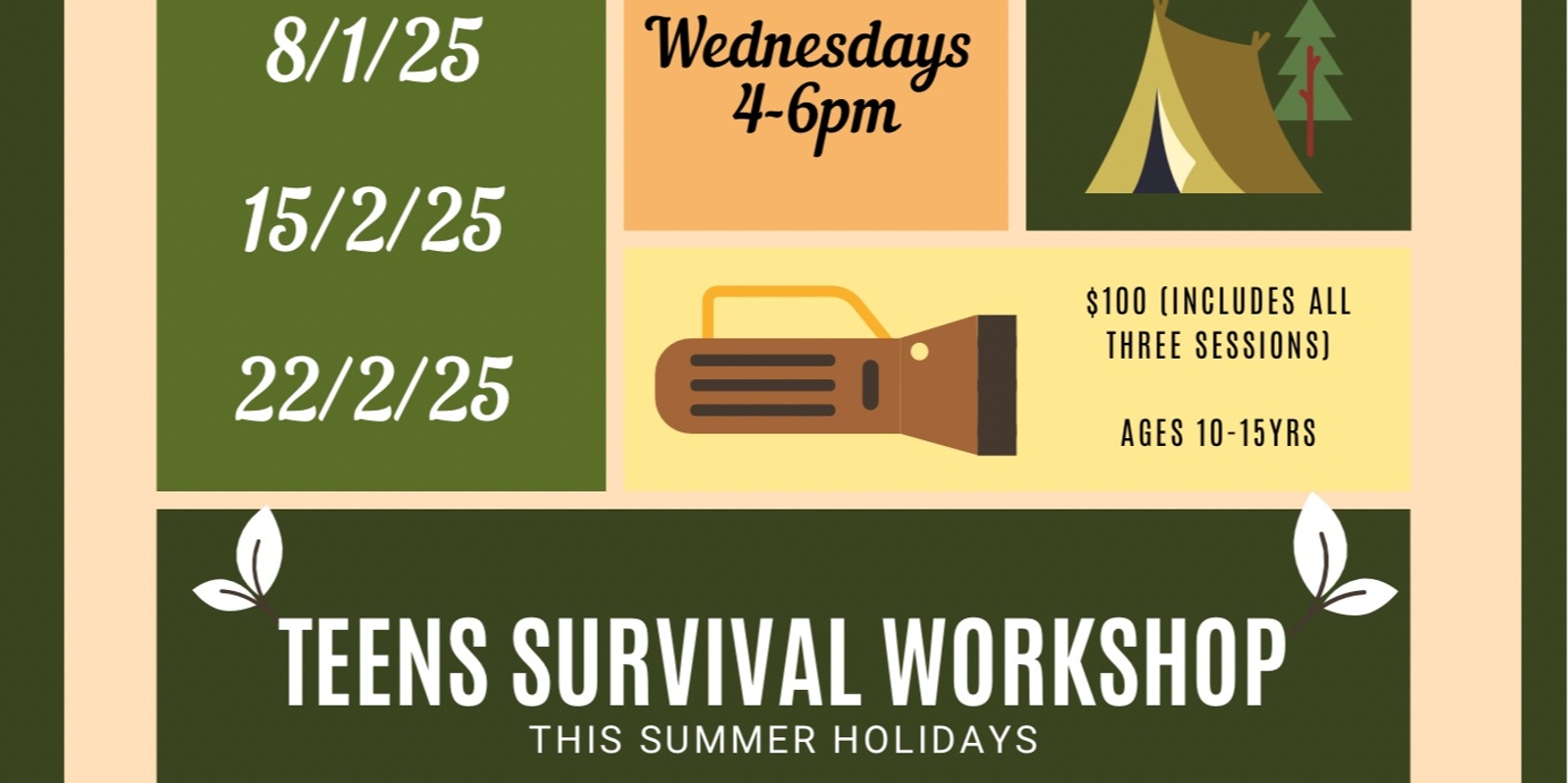 Banner image for Teen Survival Workshop 