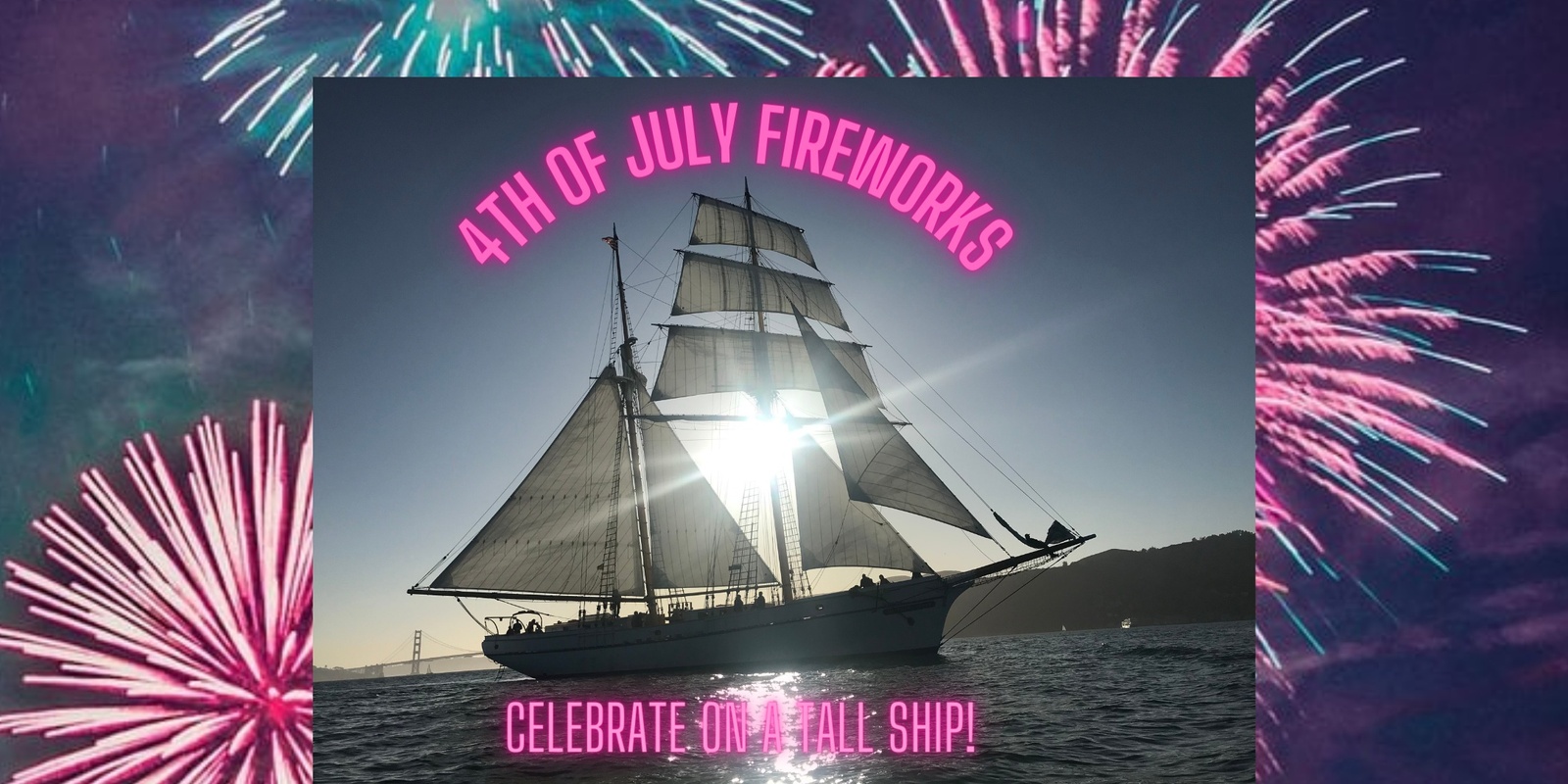 Banner image for Fourth of July Fireworks Sail on brigantine Matthew Turner