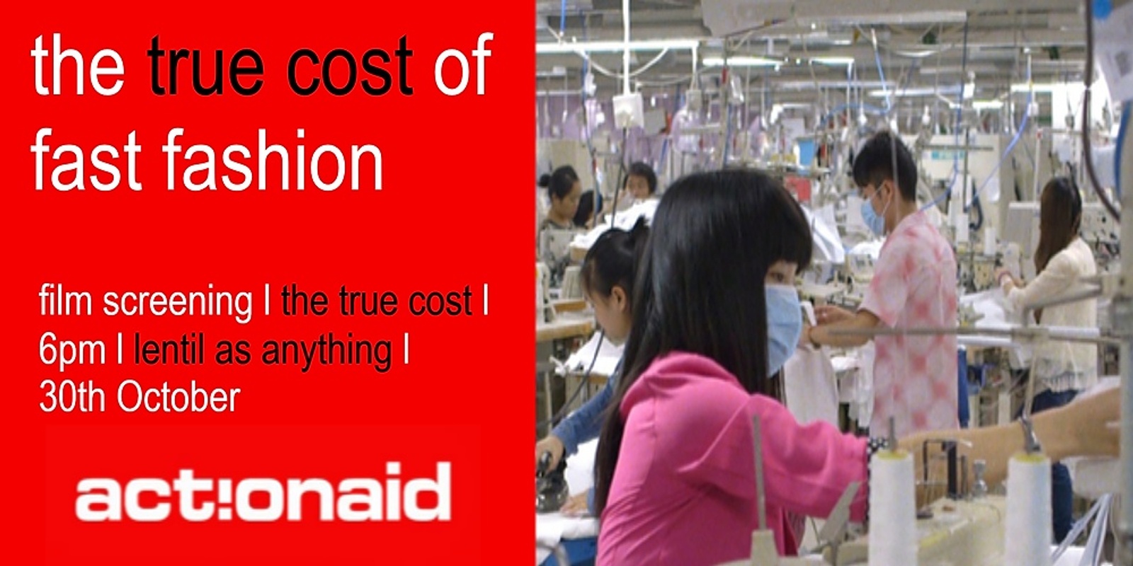 Banner image for What is The True Cost of Fast Fashion? A Film Screening