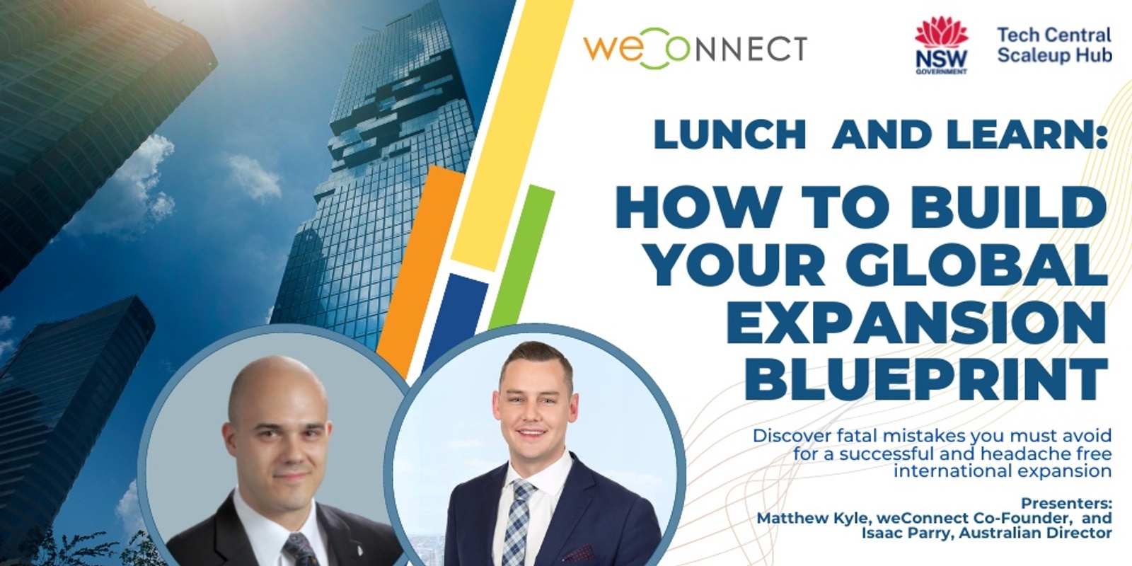 Banner image for Lunch and Learn: How to Build your Global Expansion Blueprint
