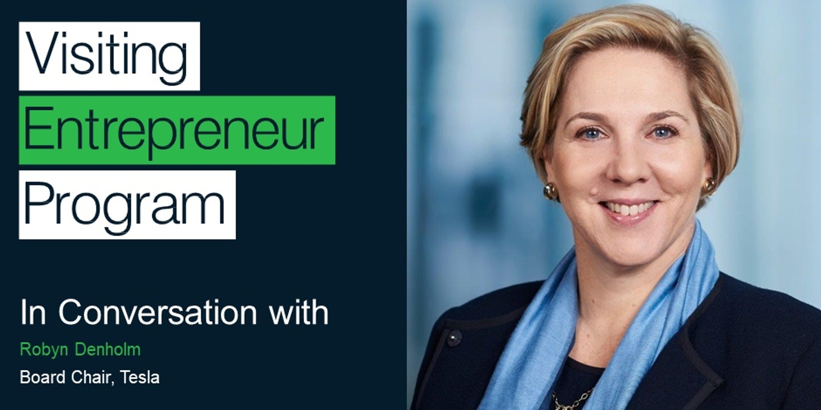 Banner image for In Conversation with Robyn Denholm, Board Chair, Tesla