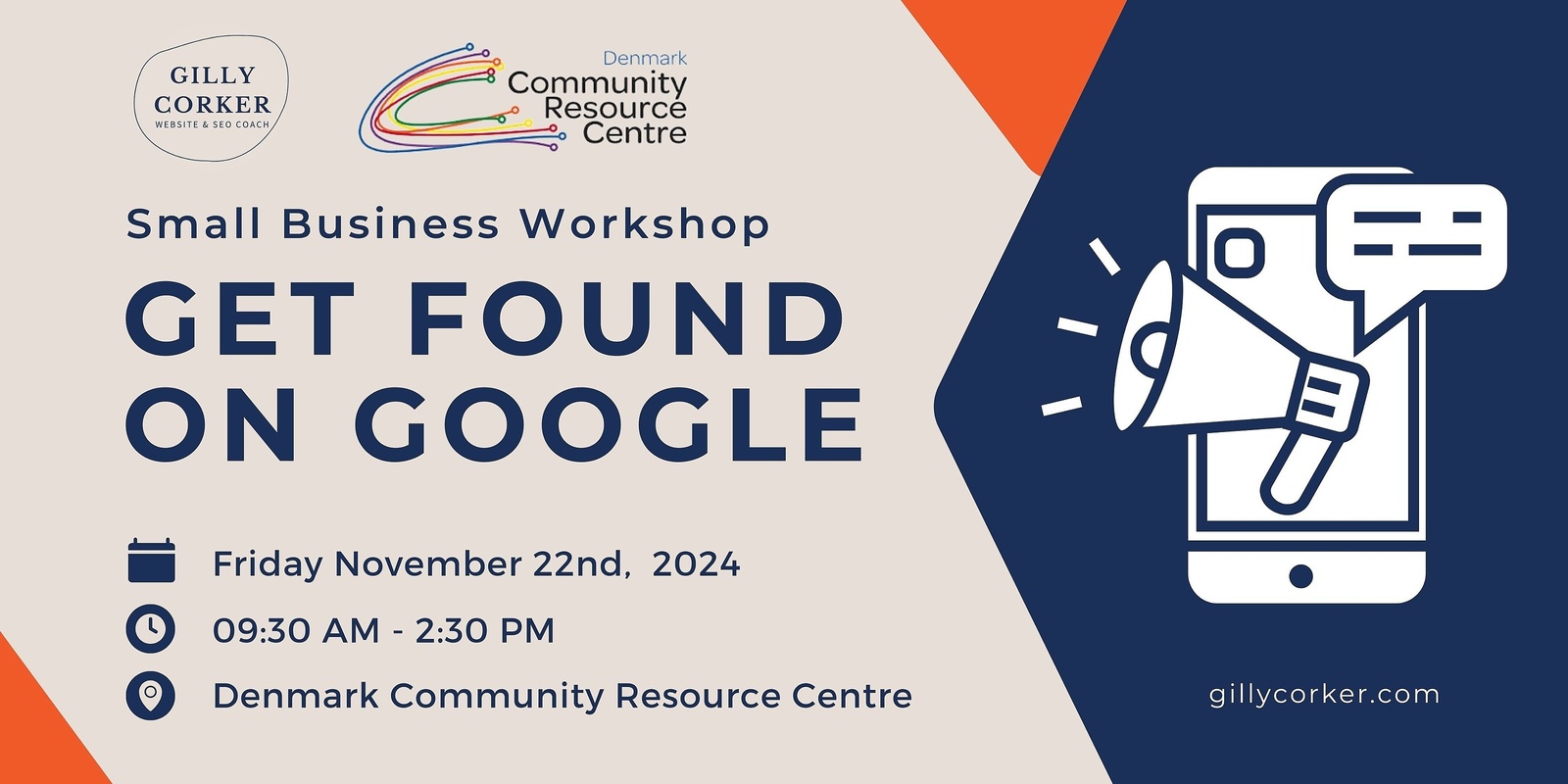 Banner image for Get Found on Google - A Workshop for Small Business