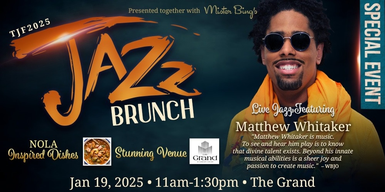 Banner image for TJF Sunday Jazz Brunch