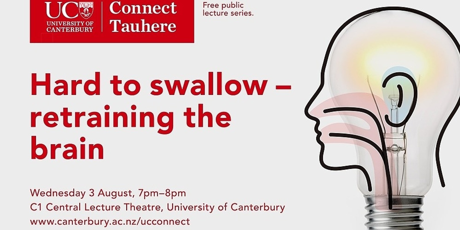 Banner image for UC Connect: Hard to swallow - retraining the brain