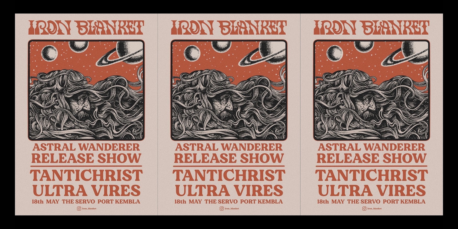 Banner image for Iron Blanket - Astral Wander Release Show + Tantichrist + Ultra Vires 