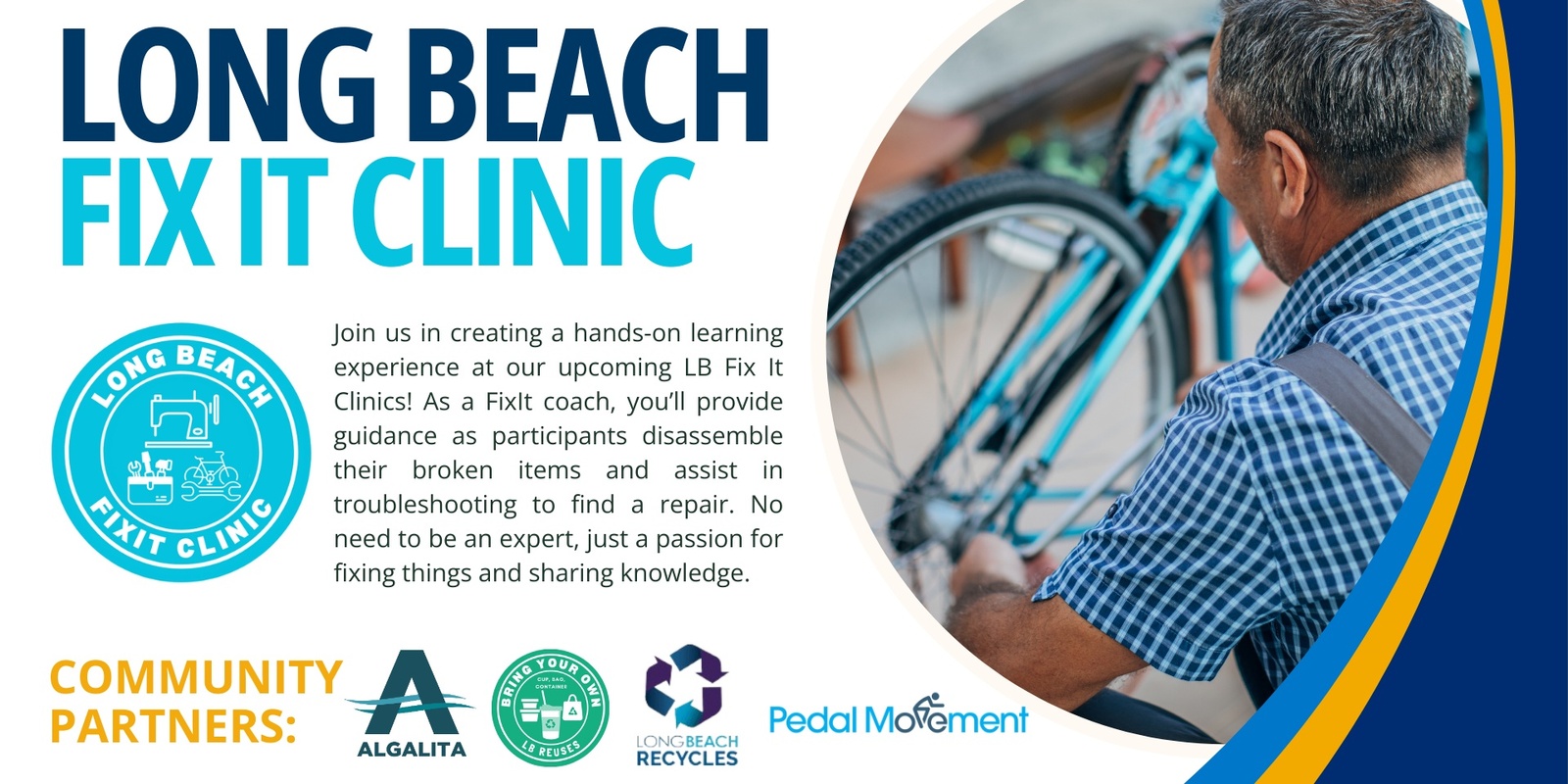 Banner image for Long Beach Fixit Clinic 