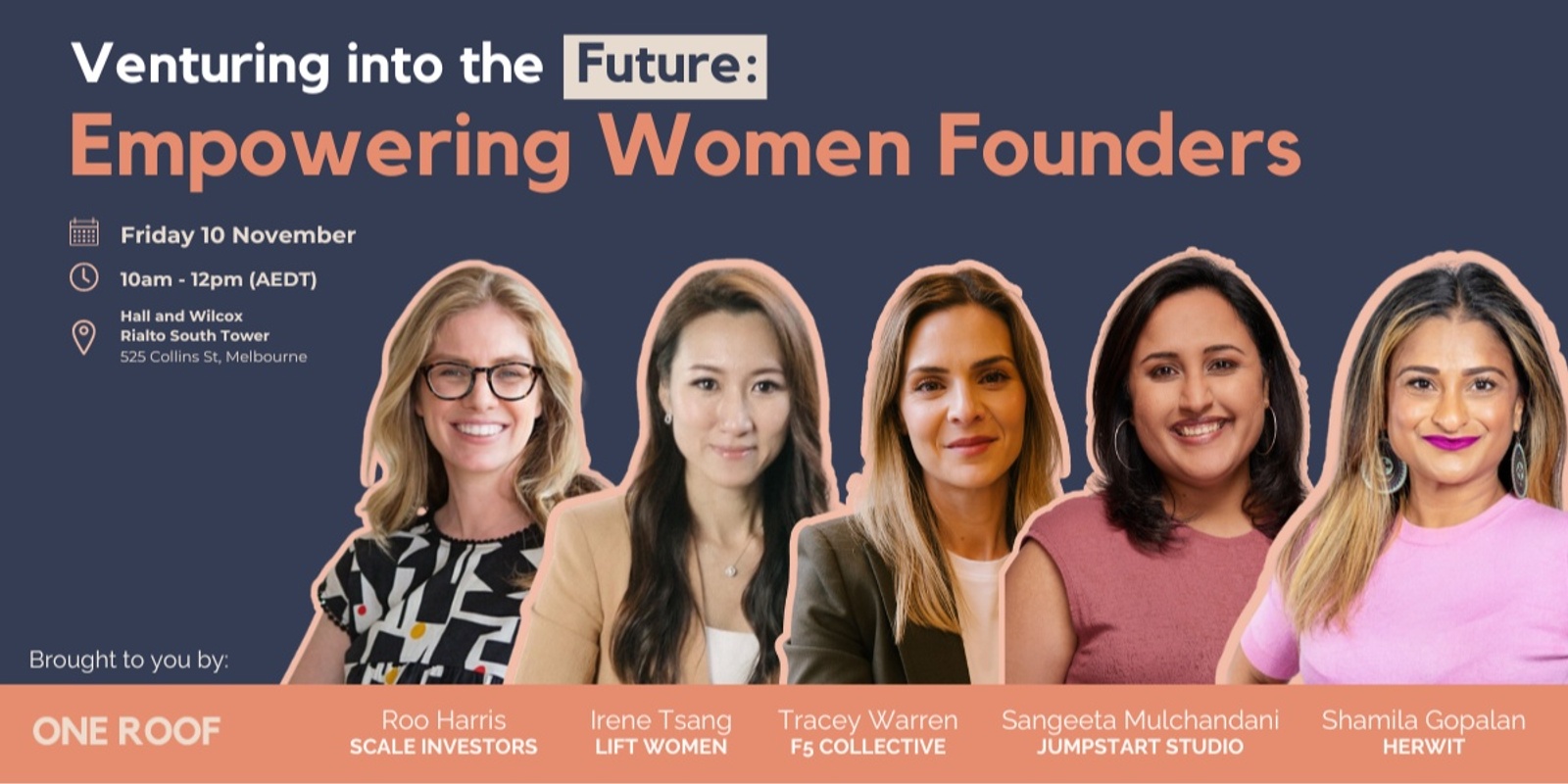 Banner image for Venturing into the Future: Empowering Women Founders