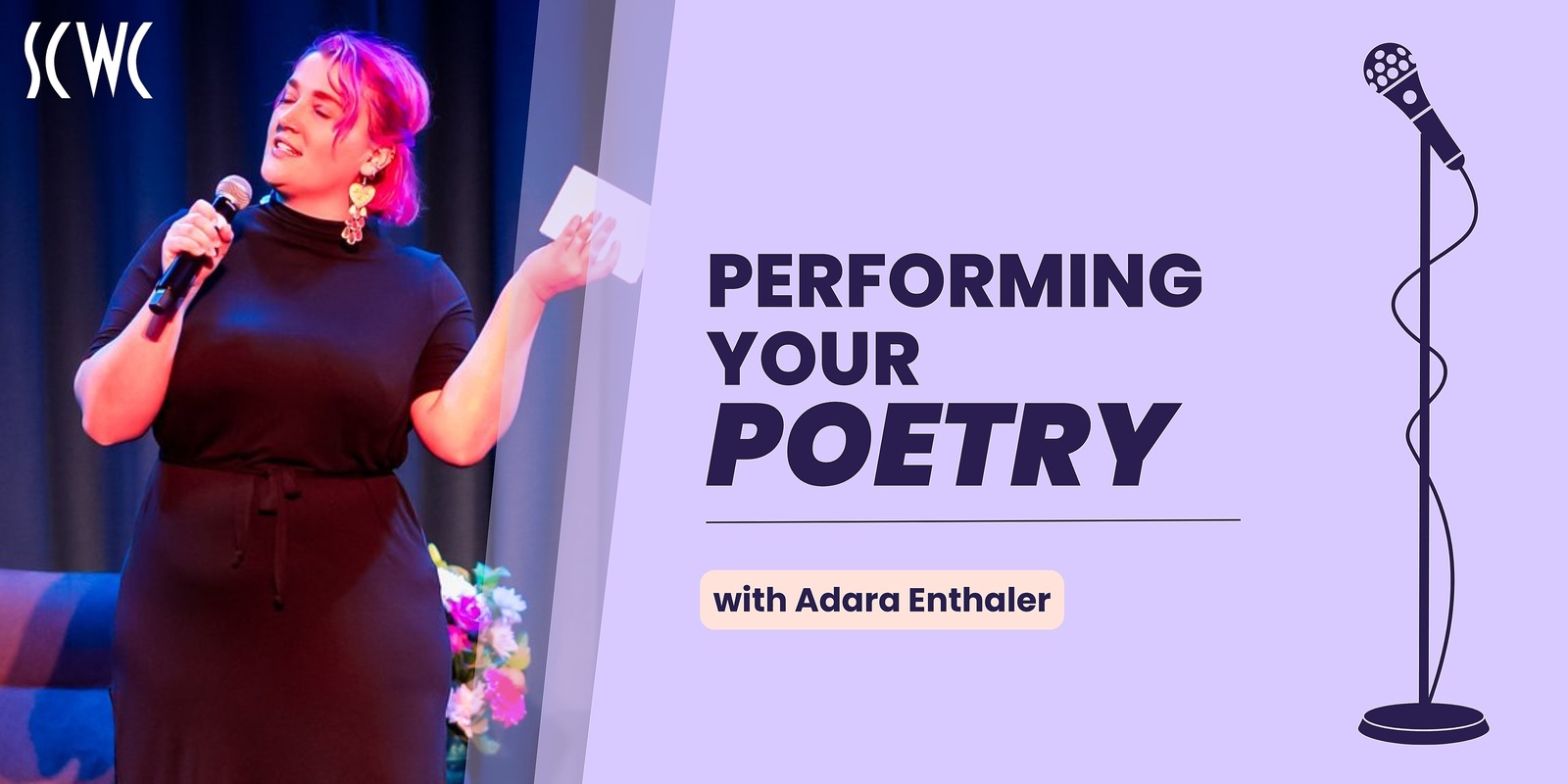 Banner image for Performing Your Poetry with Adara Enthaler