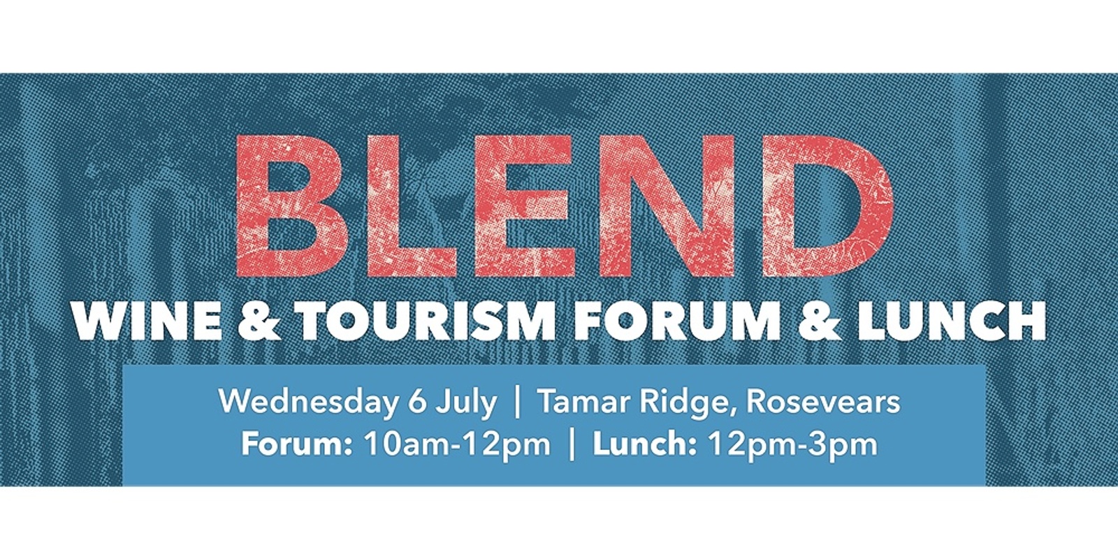 Banner image for BLEND Wine + Tourism
