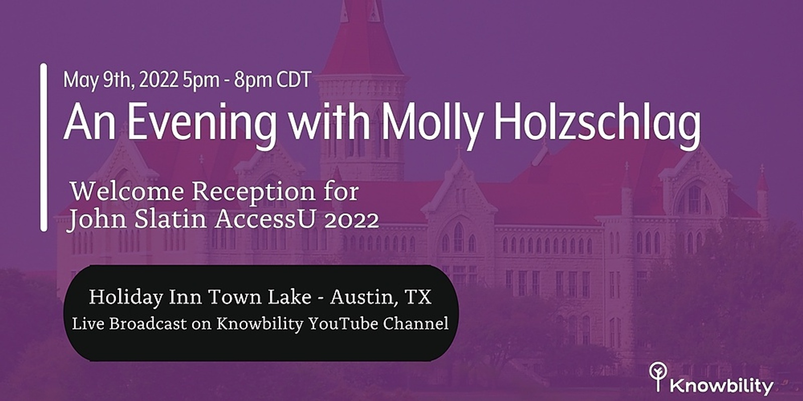 Banner image for An Evening with Molly Holzschlag
