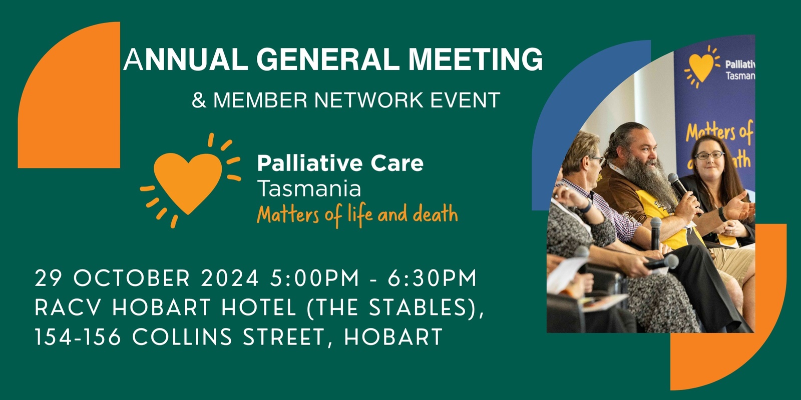 Banner image for Palliative Care Tasmania Annual General Meeting