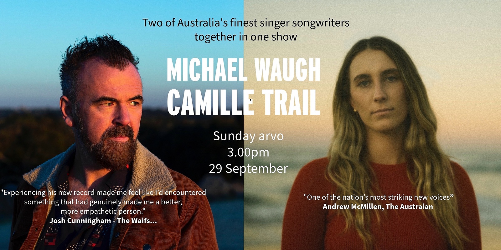 Banner image for Michael Waugh and Camille Trail