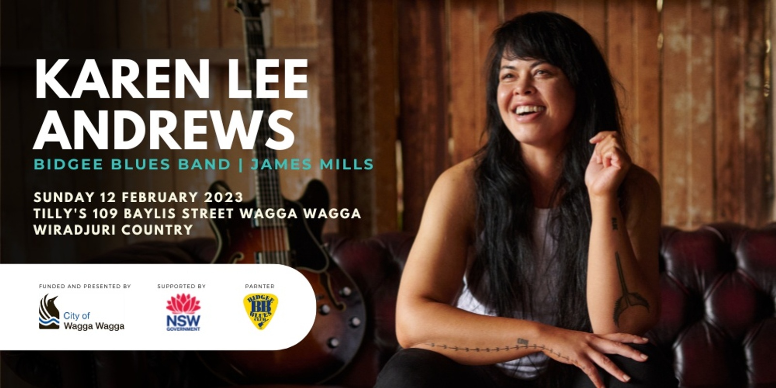 Banner image for KAREN LEE ANDREWS in WAGGA WAGGA
